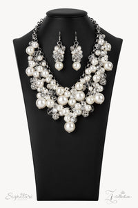 Paparazzi Jewelry Zi Collection 2021 The Janie Silver Necklace - Pure Elegance by Kym