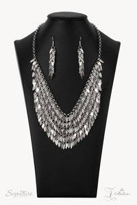 Paparazzi Jewelry Zi Collection 2021 The NaKisha Silver Necklace - Pure Elegance by Kym