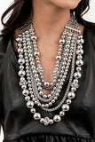 Paparazzi Jewelry Zi Collection 2021 The Liberty Silver Necklace - Pure Elegance by Kym