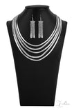 Paparazzi Jewelry Zi Collection 2021 Persuasive - Silver Necklace - Pure Elegance by Kym