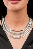 Paparazzi Jewelry Zi Collection 2021 Persuasive - Silver Necklace - Pure Elegance by Kym