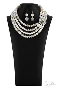 Paparazzi Jewelry Zi Collection 2021 Romantic - White Necklace - Pure Elegance by Kym