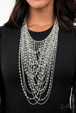 Paparazzi Jewelry Zi Collection 2021 Enticing - Silver Necklace - Pure Elegance by Kym
