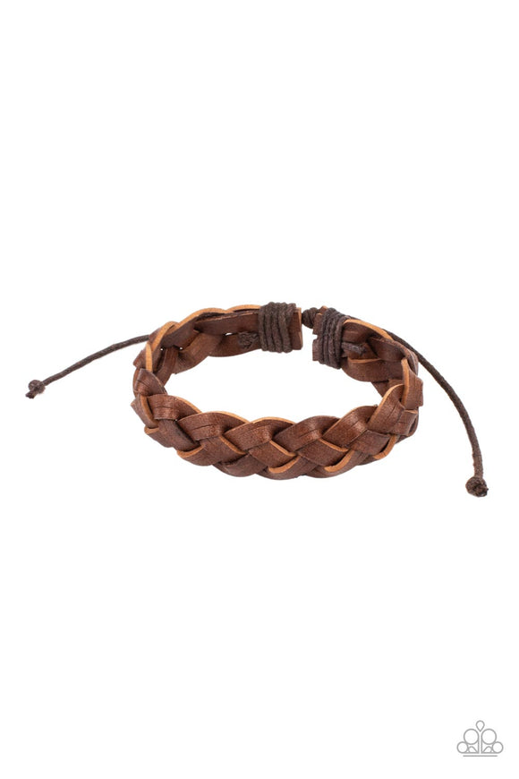 Paparazzi Jewelry SoCal Summer - Brown Bracelet - Pure Elegance by Kym