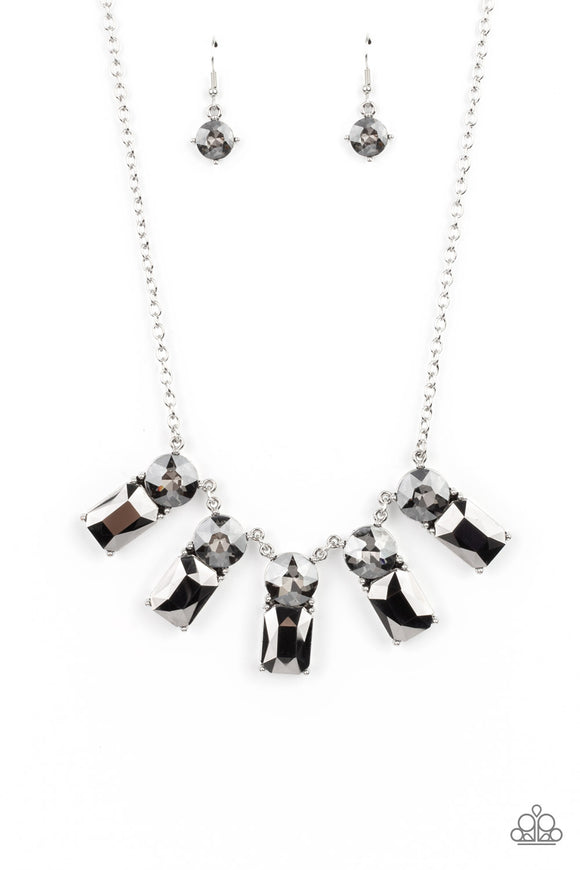 Paparazzi Jewelry Celestial Royal - Silver Necklace - Pure Elegance by Kym