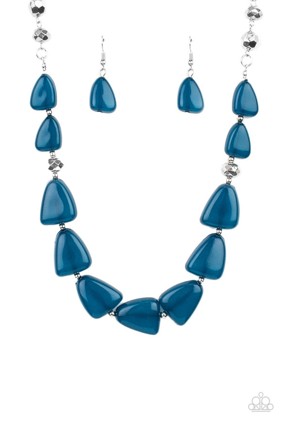 Paparazzi Jewelry Tenaciously Tangy - Blue Necklace - Pure Elegance by Kym