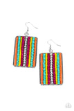Paparazzi Jewelry Beadwork Wonder - Multi Earring - Pure Elegance by Kym