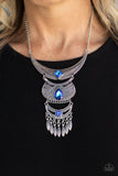 Paparazzi Jewelry Lunar Enchantment - Blue Necklace 2021 Convention Exclusive - Pure Elegance by Kym