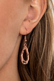 Paparazzi Jewelry Game OVAL - Copper Necklace - Pure Elegance by Kym