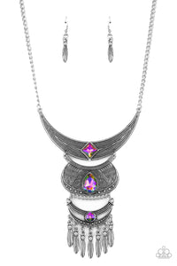Paparazzi Jewelry Lunar Enchantment - Multi Necklace - Pure Elegance by Kym