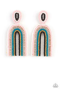 Paparazzi Jewelry Rainbow Remedy - Multi Earring - Pure Elegance by Kym