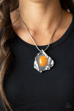 Paparazzi Jewelry Amazon Amulet - Orange Necklace - Pure Elegance by Kym