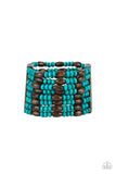 Paparazzi Jewelry Tropical Nirvana - Blue Bracelet - Pure Elegance by Kym