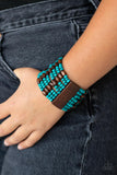 Paparazzi Jewelry Tropical Nirvana - Blue Bracelet - Pure Elegance by Kym