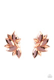 Paparazzi Jewelry Instant Iridescence - Copper Earrings - Pure Elegance by Kym