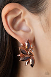 Paparazzi Jewelry Instant Iridescence - Copper Earrings - Pure Elegance by Kym