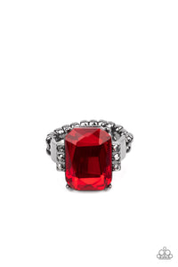 Paparazzi Jewelry Epic Proportions - Red Ring - Pure Elegance by Kym