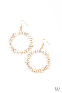 Paparazzi Jewelry Glowing Reviews - Gold Earrings - Pure Elegance by Kym