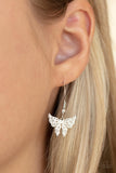 Paparazzi Jewelry Bountiful Butterflies - White Necklace - Pure Elegance by Kym