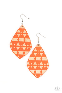 Paparazzi Jewelry Zimbabwe Zoo - Orange Earrings - Pure Elegance by Kym