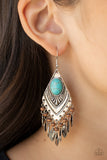 Paparazzi Jewelry Earthy Etiquette - Blue Earrings - Pure Elegance by Kym