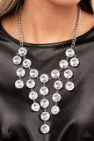 Paparazzi Jewelry Spotlight Stunner - White Necklace (NEWEST BLOCKBUSTER ADDITION) - Pure Elegance by Kym