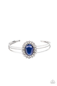Paparazzi Jewelry Prismatic Flower Patch - Blue Bracelet - Pure Elegance by Kym