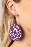 Paparazzi Jewelry Suburban Jungle - Purple Earrings - Pure Elegance by Kym