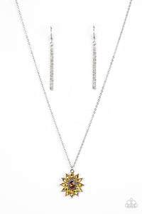 Paparazzi Jewelry Formal Florals - Yellow Necklace - Pure Elegance by Kym