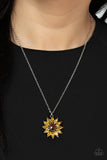 Paparazzi Jewelry Formal Florals - Yellow Necklace - Pure Elegance by Kym