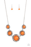 Paparazzi Jewelry The Next NEST Thing - Orange Necklace - Pure Elegance by Kym