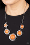 Paparazzi Jewelry The Next NEST Thing - Orange Necklace - Pure Elegance by Kym