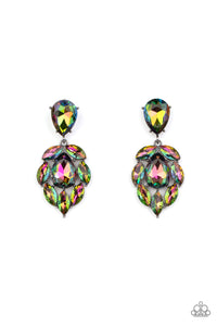 Paparazzi Jewelry Galactic Go-Getter - Multi Earring - Pure Elegance by Kym