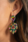 Paparazzi Jewelry Galactic Go-Getter - Multi Earring - Pure Elegance by Kym