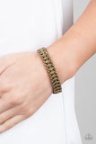 Paparazzi Jewelry Abstract Advisory - Brass Bracelet - Pure Elegance by Kym