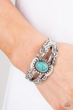 Paparazzi Jewelry Sonoran Soul Searcher - Blue Bracelet - Pure Elegance by Kym