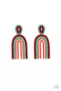 Paparazzi Jewelry Rainbow Remedy - Multi Earring - Pure Elegance by Kym
