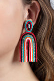 Paparazzi Jewelry Rainbow Remedy - Multi Earring - Pure Elegance by Kym