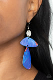 Paparazzi Jewelry SWATCH Me Now - Blue Earrings - Pure Elegance by Kym