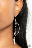 Paparazzi Jewelry Yin to My Yang - White Earring - Pure Elegance by Kym