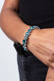 Paparazzi Jewelry Phenomenally Perennial - Blue Bracelet - Pure Elegance by Kym
