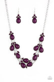Paparazzi Jewelry Botanical Banquet - Purple Necklace - Pure Elegance by Kym