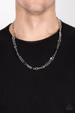 Paparazzi Jewelry G.O.A.T - Silver Men's Necklace - Pure Elegance by Kym