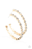 Paparazzi Jewelry Royal Reveler - Gold Earring - Pure Elegance by Kym