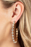 Paparazzi Jewelry Royal Reveler - Gold Earring - Pure Elegance by Kym