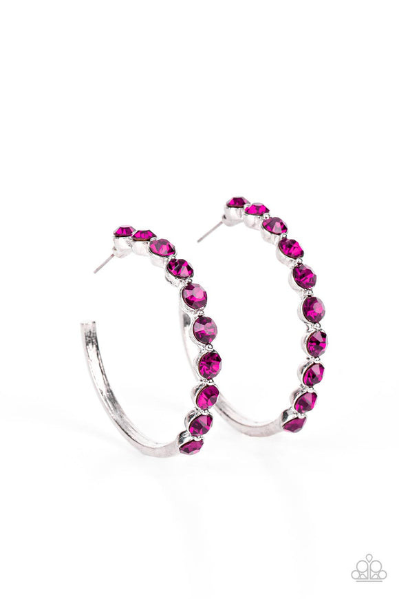 Paparazzi Jewelry Photo Finish - Pink Earring - Pure Elegance by Kym