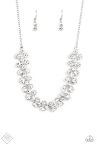 Paparazzi Jewelry Won The Lottery - White Necklace - Pure Elegance by Kym