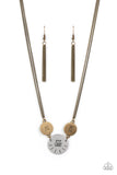 Paparazzi Jewelry Shine Your Light - Brass Necklace - Pure Elegance by Kym