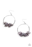 Paparazzi Jewelry Caribbean Cocktail - Silver Earring - Pure Elegance by Kym