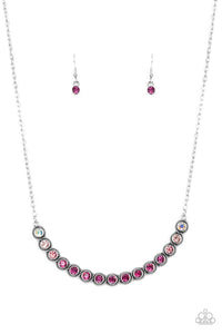 Paparazzi Jewelry Throwing SHADES - Pink Necklace - Pure Elegance by Kym